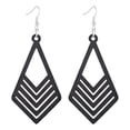 thumbnail image 5 of Fiudx Pendientes En Madera, Ligeros, Tonos Decolorados, Joyers En Madera Cuadrada, para Uso Diario, Accesorios En Moda para Mujer, Ocho Opciones En Color Incluidas., 5 of 5