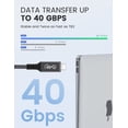 thumbnail image 3 of Cable Thunderbolt 4 Hvcdso de 2 m, carga de 120 W/40 Gbps de datos, 3 of 7