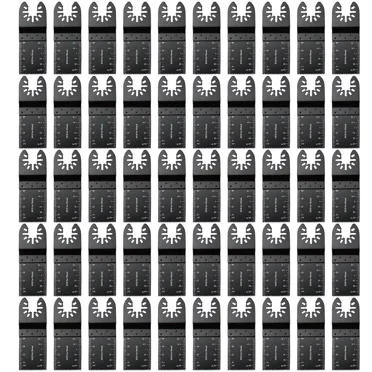 50PCS Oscillating Tool Blades – Universal Quick Release Saw Blades for Wood, Plastic, Soft Metal