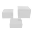 thumbnail image 1 of Acrylic Cubic Risers, Acrylic Display Stand for Dessert Table, Buffet Tables Food Showcase Acrylic Cube Stand Risers Plastic Square Containers for Collectibles Wedding Party, 1 of 7