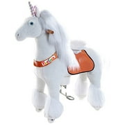 Vroom Rider X Ponycycle Ride-On Unicorn for 4-9 Years Old - Medium