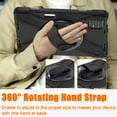 thumbnail image 2 of XYX Case for Xiaomi Pad 6/Xiaomi Pad 6 Pro 5G 2023 11.0 inch with 360 Degree Rotating, Hand Strap, Shoulder Strap, Black, 2 of 6