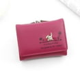 thumbnail image 2 of IELGY Women's Short Wallet Korean style cute magnetic buckle coin purse women, 2 of 2
