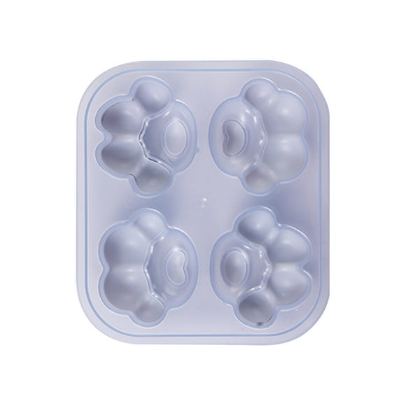 Paw Shape Ice Cream Mould Silicone Ice Cream Reusable Tray