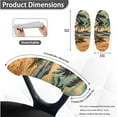 thumbnail image 6 of FKELYI Beach Palm Tree Print 2 Pcs Office Chair Slipcovers Removable 2 Pcs Armrest Covers Stretchable Anti-Dust Gaming Chair Cover for Home Office Decoration, 6 of 7