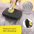 thumbnail image 6 of Pet Republique Retractable Slicker Brush - for Dogs, Cats, Rabbits, Any Long Haired Breed Pets – Reduce Shedding - Self Cleaning Design, 6 of 8