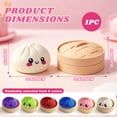 thumbnail image 2 of Juguete squishy niaosiben en forma de dumpling de 8,5 cm, pelota antiestrés, 2 of 7