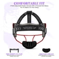 thumbnail image 2 of Exxact Sports Softball Face Mask Girls Youth & Adult, Protective Lightweight Fielders Mask Softball For Enhanced Performance (Red, Adult), 2 of 7
