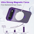 thumbnail image 2 of Funda Casehas para iPhone Air de 6.5" con Soporte Magnético y Antichoque Morada, 2 of 8