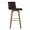 Dark Brown, variant on armen living lcvibagrwa30 vienna 30" bar height barstool in grey faux leather and walnut wood finish