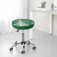 thumbnail image 7 of Goofa Christmas Green Printed Stool Covers Round, Waterproof Round Bar Stool Covers Anti-Slip Round Bar Stool Seat Cover with Elastic Bands Durable -, 7 of 7