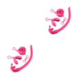 thumbnail image 1 of Wosthever Snorkel Tube Professional Ergonómico Plegable Reutilizable Outdoor Sport Swim Freediving Snorkeling Tubes Rose Red Rosa roja 2Conjunto, 1 of 6