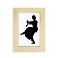 thumbnail image 1 of Dancer Art Peacock Dance Sports Desktop Display Photo Frame Picture Art Painting 5x7 inch, 1 of 3