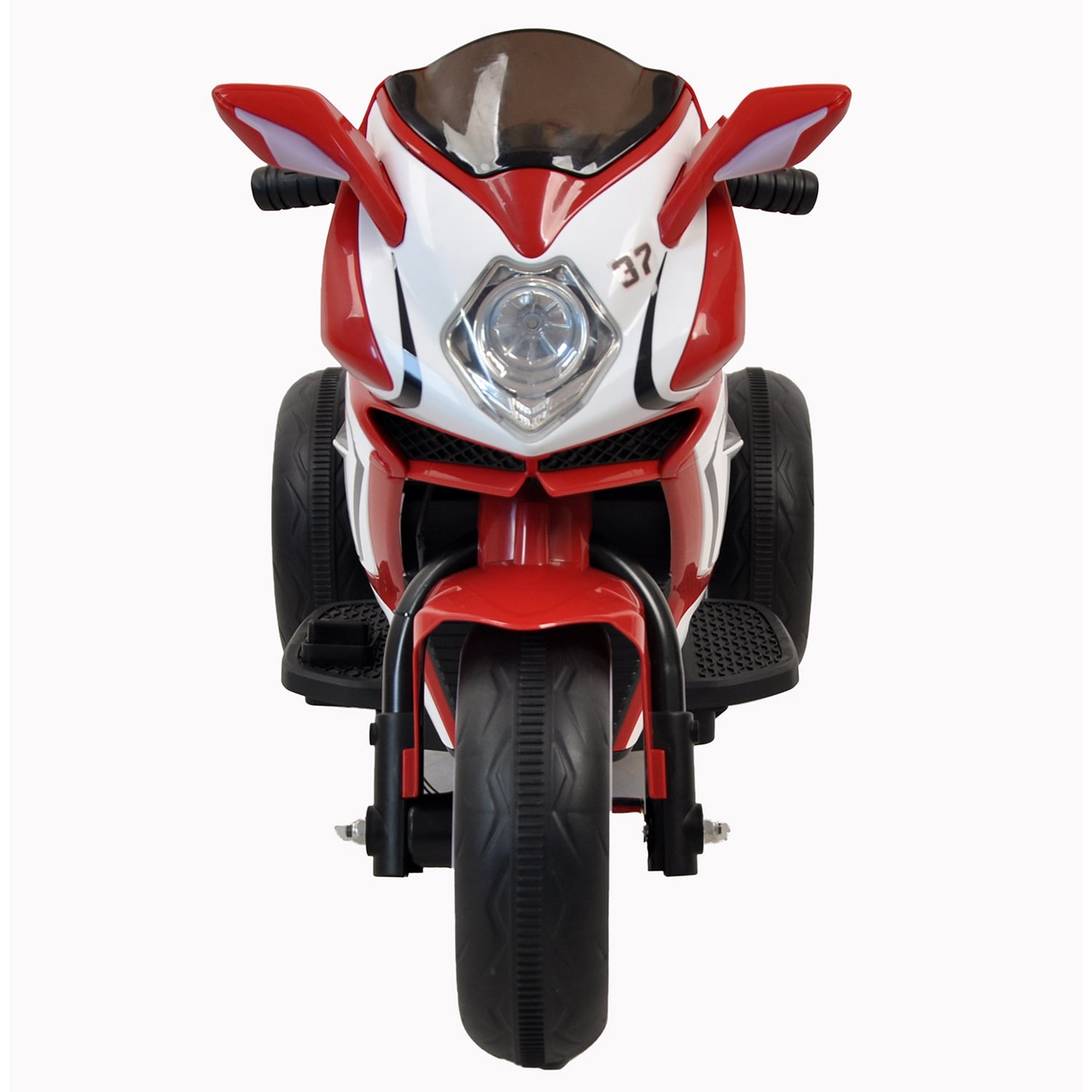 CIPACHO Electric Motorcycle for Kids, 6V Battery Powered 3 Wheel Kids Ride On Car with Music, Gift Toy for 3-4 Years Children Red