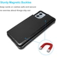 thumbnail image 3 of Tekcoo for Motoro Moto G 5G/G Power 5G 2023 Wallet case, Flip Wallet Leather Magnetic Clasp Case with Credit Card Holder and Shockproof Function Kickstand Phone Cover - Black, 3 of 7