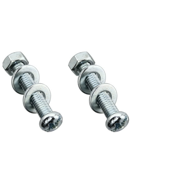 Two Banana Seat Screw and Nut. Pair of banana seat screw and nut. Bike seat, bicycle seat, Bike part, bicycle part, lowrider bike seat screw, lowrider bicycle seat screw