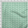 thumbnail image 4 of oneOone Cotton Poplin Green Fabric Asian Block Print Diy Clothing Quilting Fabric Print Fabric By Yard 42 Inch Wide, 4 of 4