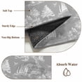 thumbnail image 6 of Farmhouse Country Round Area Rug 5Ft Washable Circle Rugs for Living Room Bedroom, Grey Vintage Trees Rustic French Garden Non-Slip Carpet Floor Mats Indoor Outdoor Carpet Runner Aesthetic Home Decor, 6 of 8