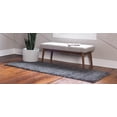 thumbnail image 2 of Unique Loom 3153371 2 Pi 7 Po x 16 Pi 5 Po Davos Shag Runner Rug&44; Poivre de Maïs, 2 of 2