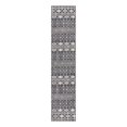 thumbnail image 2 of Unique Loom Eco Trellis Collection Area Rug - Native (2' 7" x 12' Runner Charcoal Gray/Light Blue), 2 of 6