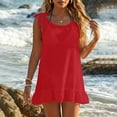 thumbnail image 5 of Iyufng Swimsuit Coverup for Women Bikini Cover Up Dresses Adjustable Ties Beach Dress, 5 of 7
