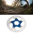 thumbnail image 1 of Mountain Bike Disc ,Mountain Bike Floating Disc Brake Rotor 6  Heat Dissipation Bike Disc Brake Rotor Blue, 1 of 8