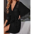 thumbnail image 4 of Lilgiuy Lingerie for Women's Comfortable and Versatile Lace Stitching Oversized Pajamas Pajama Skirt With Belt for Wedding Night, 4 of 4