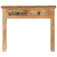 thumbnail image 2 of vidaXL Console Table 35.6"x11.8"x29.5" Solid Acacia Wood and Reclaimed Wood, 2 of 11