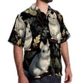 thumbnail image 2 of Tmall Men's Short Sleeve Beach Shirts, Casual Button Down Poplin Printed Summer Tops - Unisex, 2 of 6