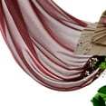 thumbnail image 5 of MDS Pack of 35 yard Wedding Arch Draping Fabric sheer Chiffon Fabric Drapery for Wedding Ceremony Reception Swag and Backdrop Decorations Fabric 60” width - apple red, 5 of 6