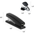 thumbnail image 5 of Deli Stapler, Desktop Stapler, Office Stapler, 20 Sheet Capacity, Includes 1000 Staples and Staple Remover, Black, 5 of 10