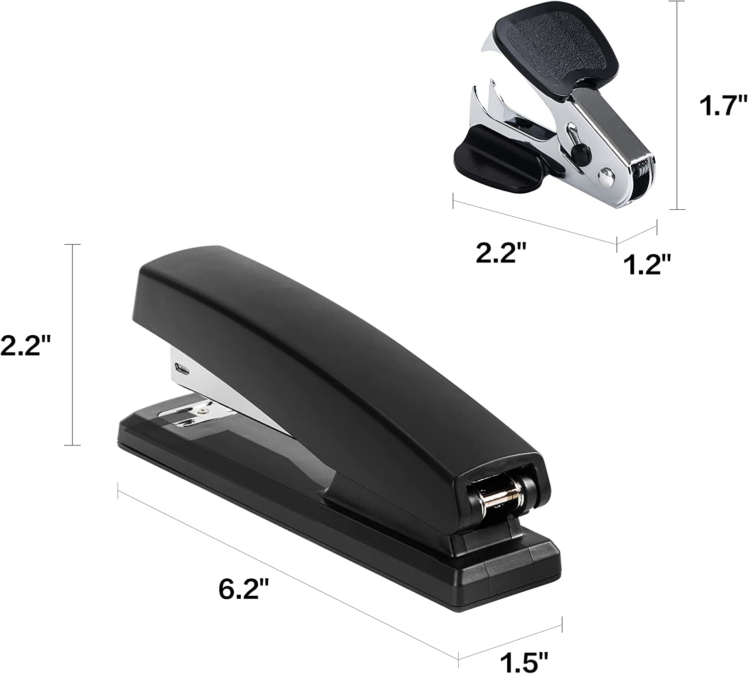 Deli Desktop Stapler with 1000 Staples and Remover photo 4