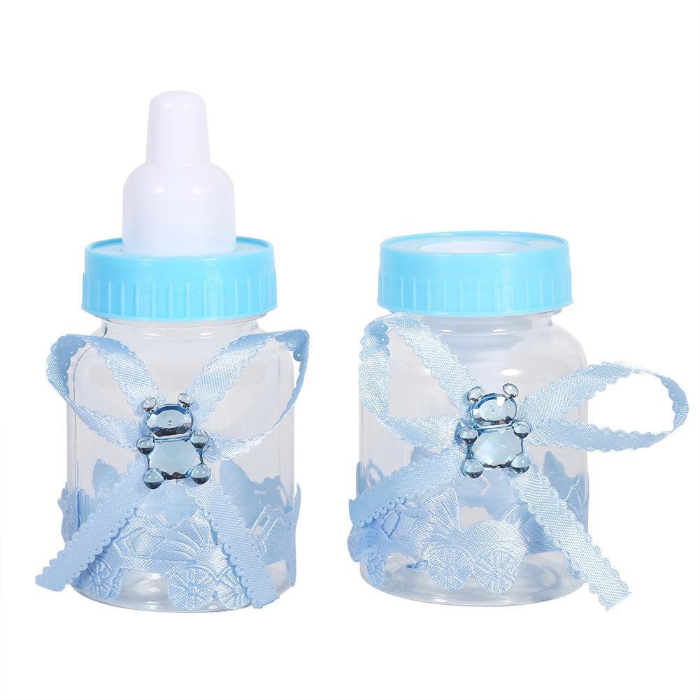 12/24pcs Baby Shower Boys Girls Fillable Candy Bottle Gift Boxes Brithday Party 
