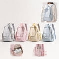 thumbnail image 4 of Ins Style Star Backpack Women Student Cute Large Capacity School Bag Junior High Senior High Casual Travel Rucksack Pink, 4 of 8
