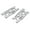 Silver, variant on BIMZUC Aluminum RC Front Rear Suspension Arm Set Swing Hem Upgrades Replacements Accessories for 1/10 Scale Losi Hammer Rey Rock Rey RC Cars Vehicles Red Color 2 Pieces with Screws