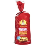 Hillshire Brands Sun Maid English Muffins, 6 ea