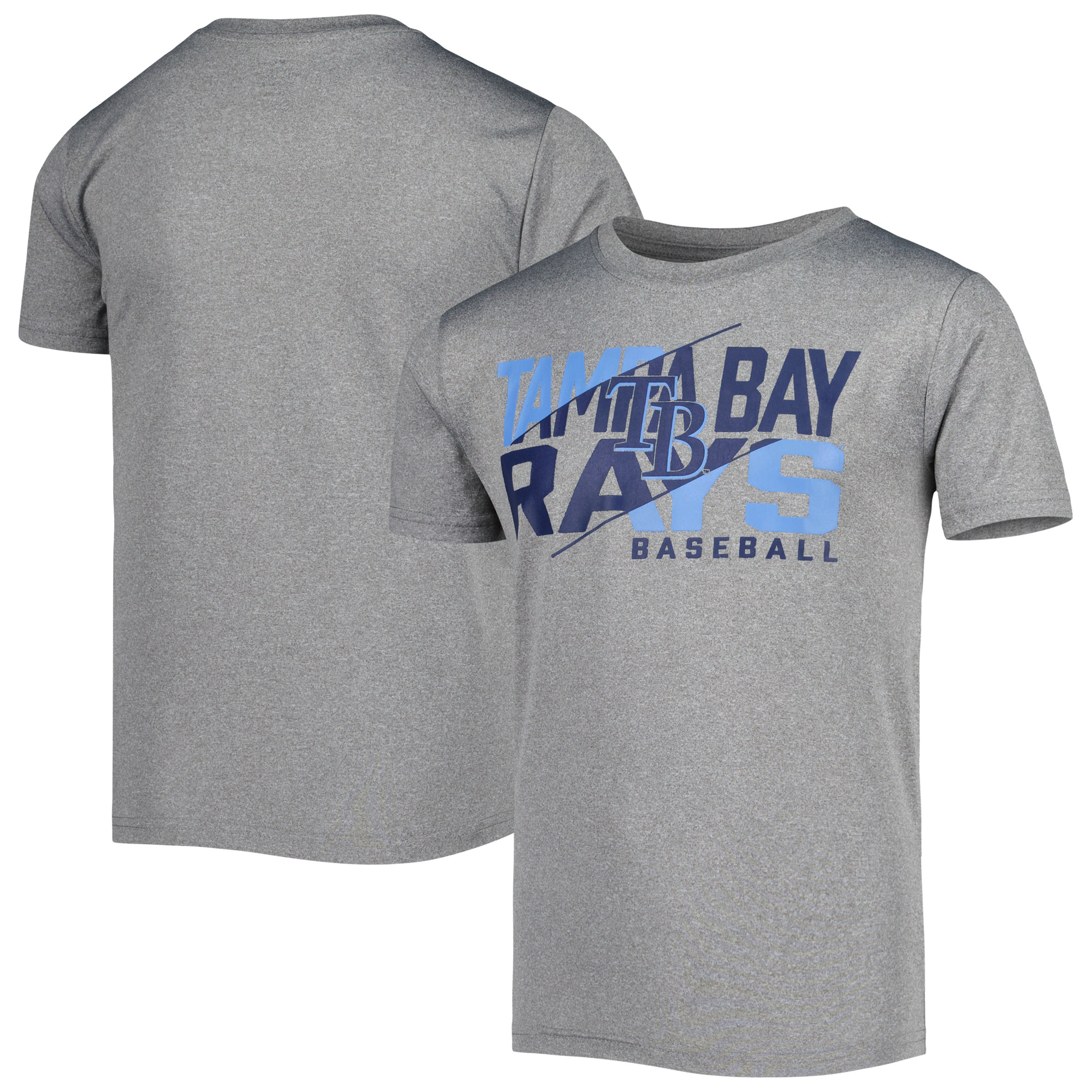 Youth Tampa Bay Rays Heather Gray TShirt
