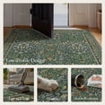 thumbnail image 6 of KUETH 2.5X12 Vintage Runner Rug Machine Washable Rugs for Living Room, Non Slip Flat Pile Rug with Rubber Backing, Boho Rug for Entryway Hallway Kitchen and Corridor, 6 of 11