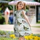 thumbnail image 5 of Fotbe Mallard Ducks Wild Birds Vestido de Dormir para Niñas de 3 a 10 Años, Mangas Cortas, Estilo Princesa, Pijama Camisón con Mangas Voladas-Large, 5 of 6