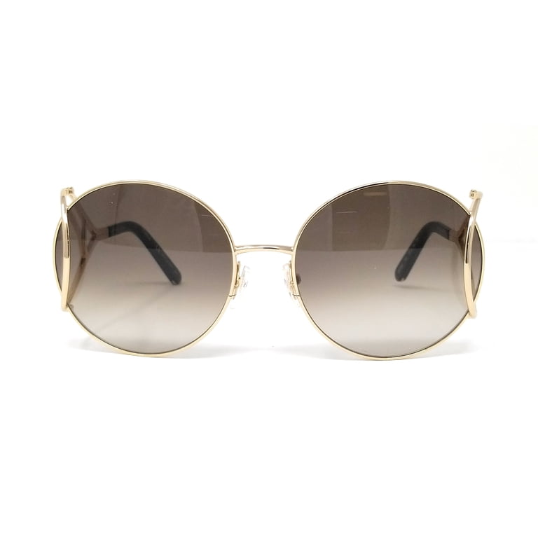 Chloe CE124/S 750 Gold Round Sunglasses - Walmart.com display picture 3