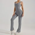 thumbnail image 2 of SRZYMJ Women's Sleeveless Jumpsuit for Yoga Fitness and Casual Wear with Flare Leg Design in Versatile Plus Size Romper, 2 of 5
