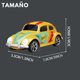 thumbnail image 2 of Carro De Juguete Control Remoto Escala 1:64 Vocho Escarabajo Color Amarillo., 2 of 5