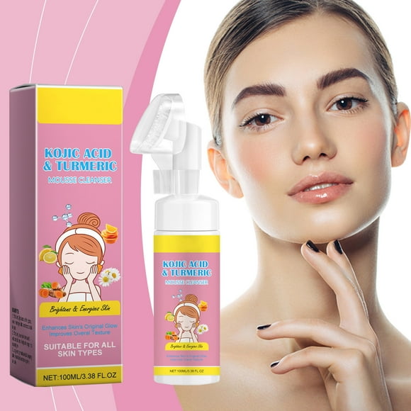 Bagmrteho Facial Cleanser Acidity Foaming Cleanser Refreshing Glow Face Wash With Natural Moisturizing Face Wash Deep Cleansing Pores 100ml 1pc Soy Face Kids Face Wash for Girls Facial Cup Foaming