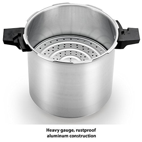 T Fal Pressure Cooker Pressure Canner with Pressure Control 3 PSI Settings 22 Quart Silver