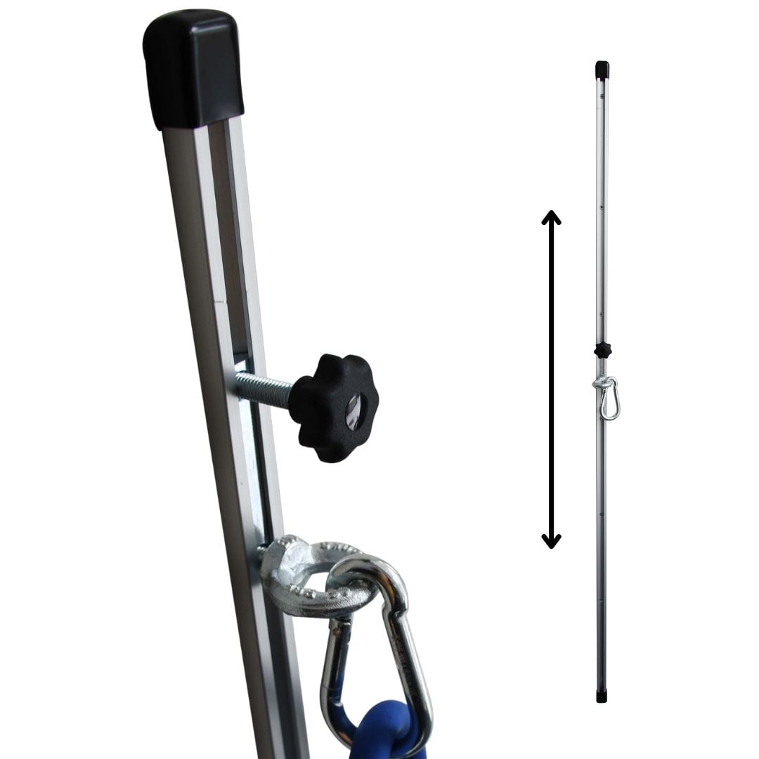 TAME Adjustable Band Station 4 ft Resistance Band Wall Anchor
