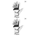 thumbnail image 3 of Sonducket Paquete de 1 Uds. De guantes de Golf para hombre, mano izquierda derecha, piel de oveja pura transpirable con gránulos Blanco links 24 Code 2piezas, 3 of 6