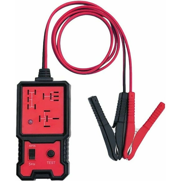 12V Car Electronic Relay Tester Battery Checker with Clips Auto Relay Diagnostic Tool