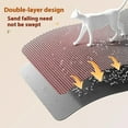 thumbnail image 3 of Large Cat Litter Mat Waterproof Double Layer Litter Trapper Non Slip Easy Clean Pet Toilet Pad for Litter Box Sand Control, 3 of 9