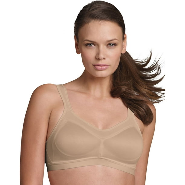 Playtex 18 Hour Women`s Active Lifestyle Wirefree Bra - Best-Seller, 38D,  Nude 