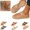 Khaki, variant on Sandals Women with Metallic Accents, Slip On Breathable Open Toe,Non Slip Cushion insole for Walking Sandals